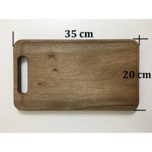 Ahşap Kesme ve Sunum Tahtası Ceviz 35x20cm