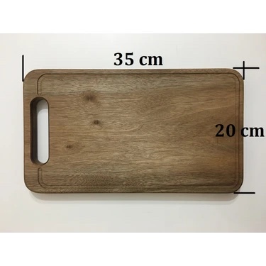 Ahşap Kesme ve Sunum Tahtası Ceviz 35x20cm